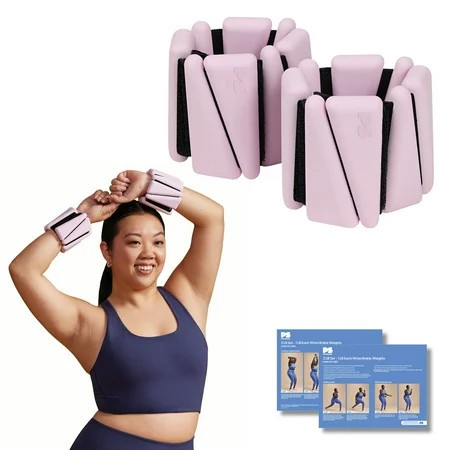 Popsugar Flex Wrist/Ankle Weight, 2lb Each, Set of 2, Pink | Walmart (US)