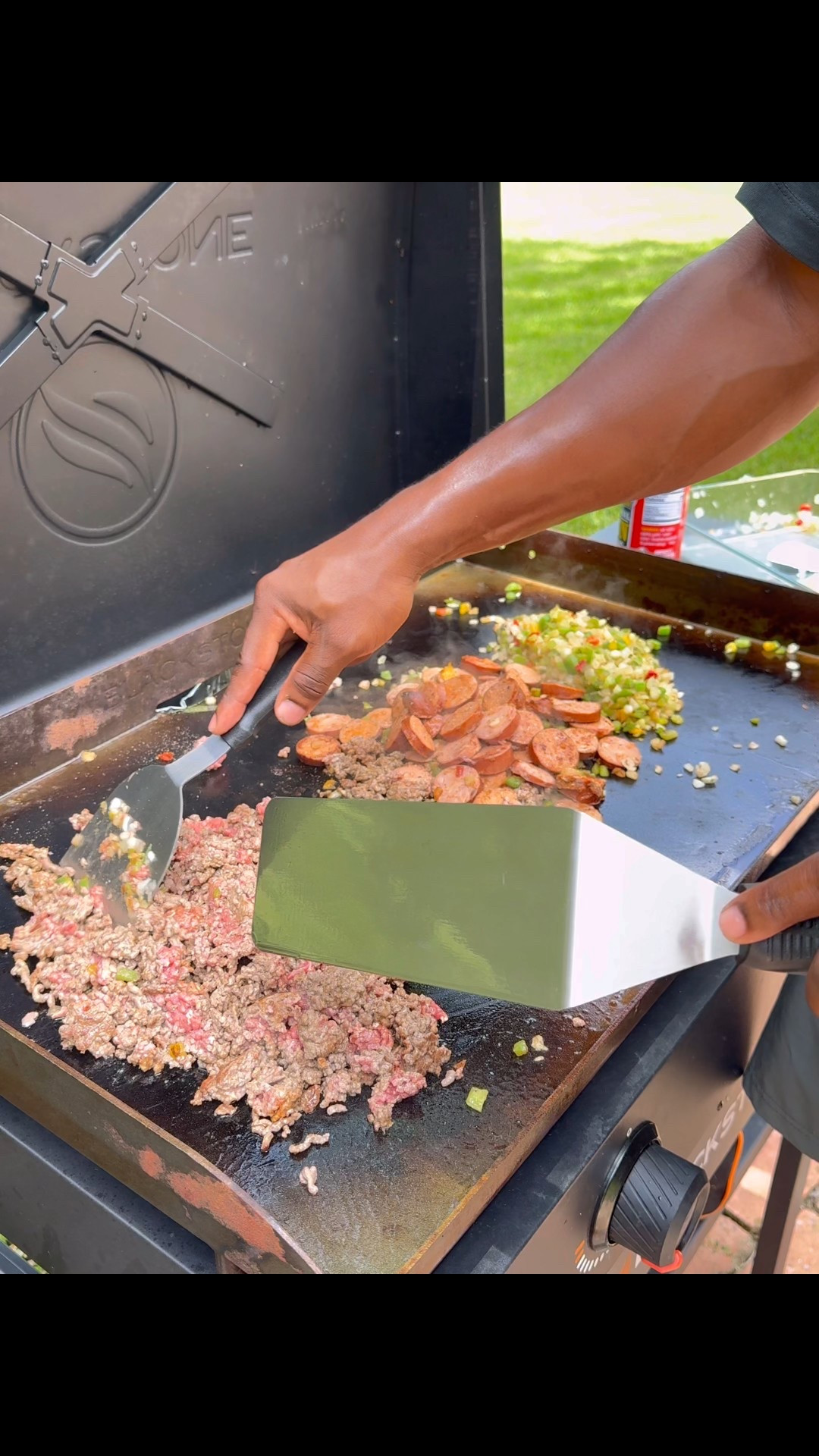 Blackstone grill and utensils 

#LTKHome #LTKMens #LTKSaleAlert