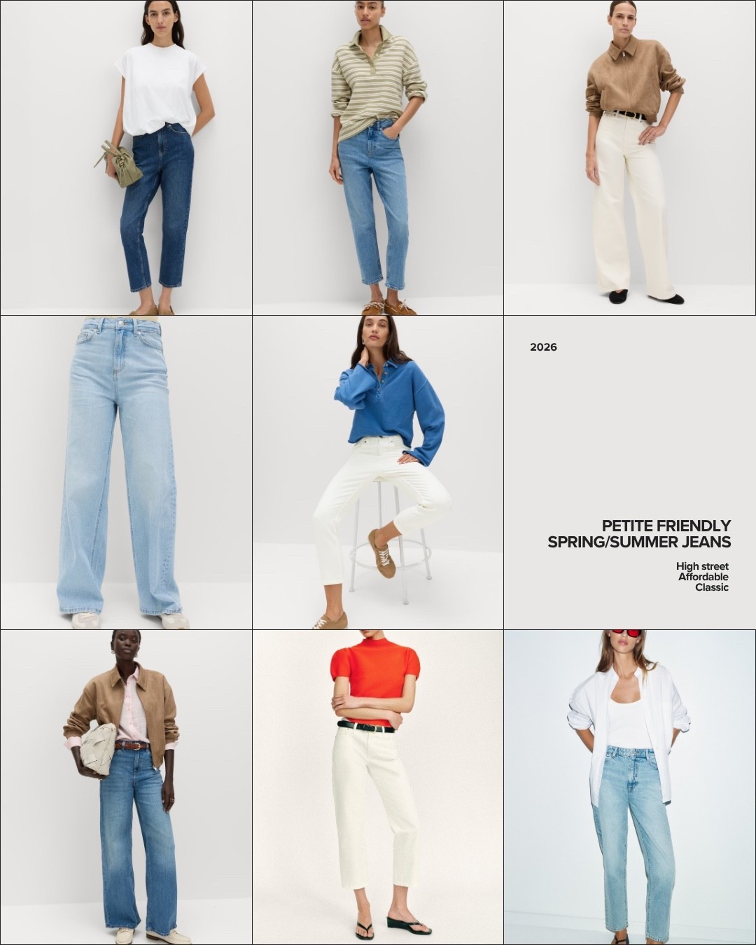 Petite friendly spring/summer jeans 

Zara jeans - last 2 pictures 
White | 1934/033/250
Mid-blue | 4083/022/427

#LTKspring #LTKsummer #LTKpetite