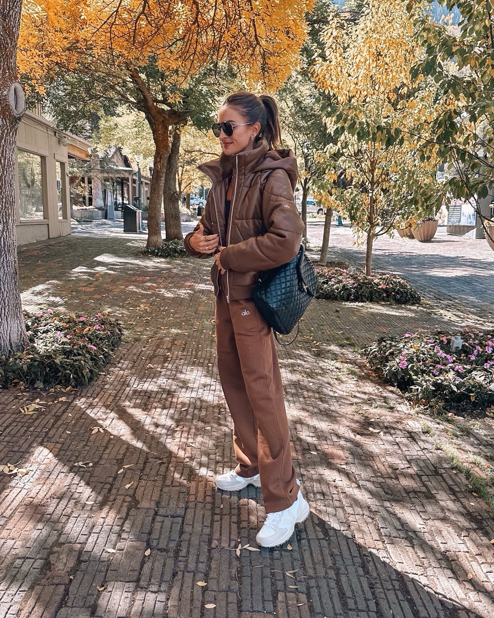 another amazing black friday sale has started at alo! 🙌🏻 get 30% off rn!🤎 linking my fave sweats + jacket here! wearing xs 

#LTKCyberWeek