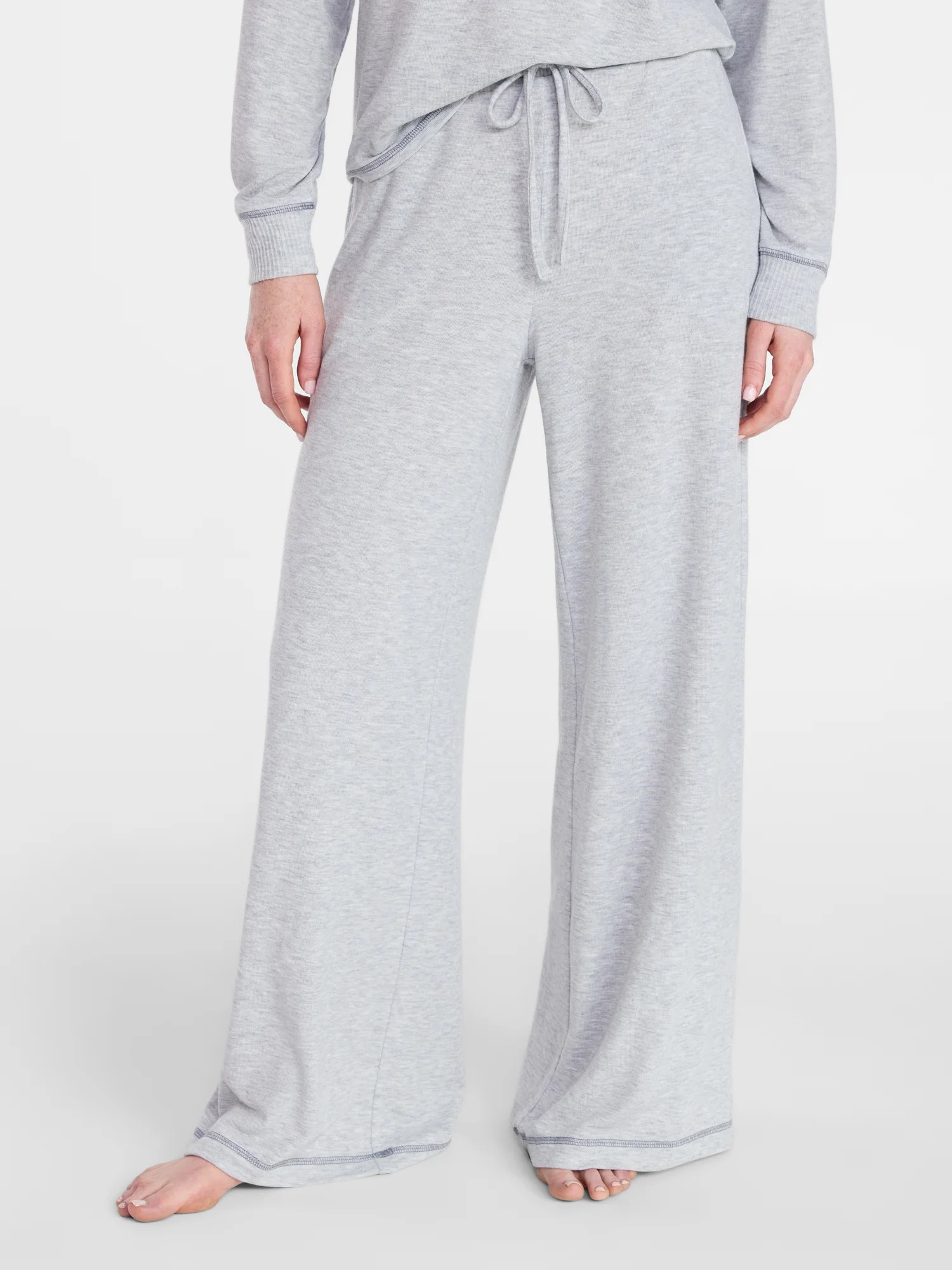 Joyspun Women's Cozy Lounge Collection Hacci Knit Sleep Pants, 29.5'' Inseam, Sizes XS-3X | Walmart (US)