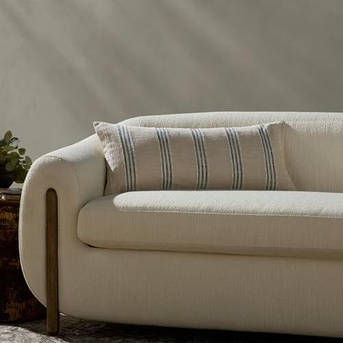 Loloi Magnolia Home Lincoln Natural/Blue 12'' x 27'' Cover Only Pillow | Amazon (US)