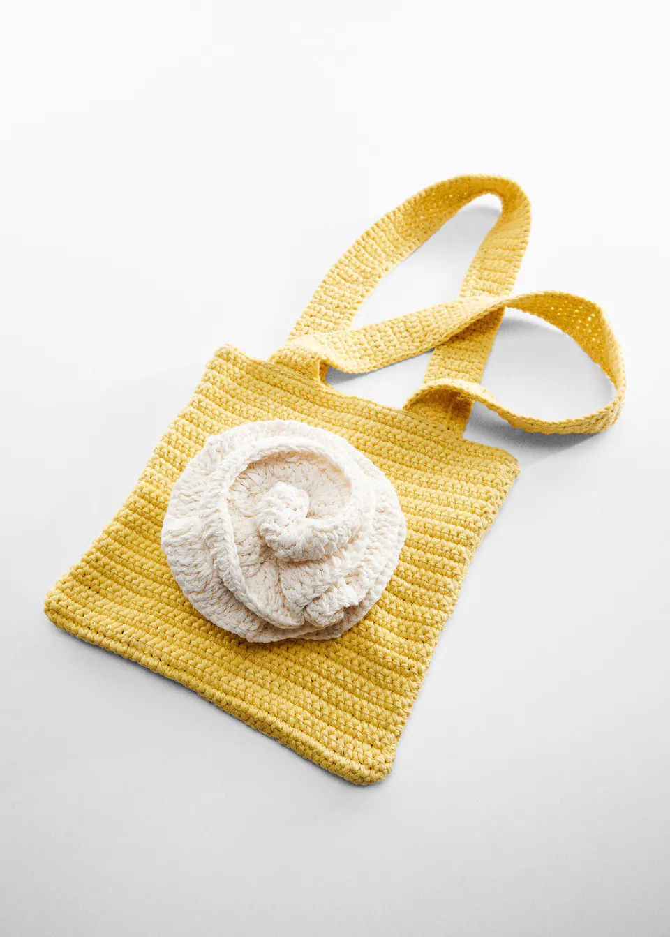 Floral crochet bag -  Women | Mango USA | MANGO (US)