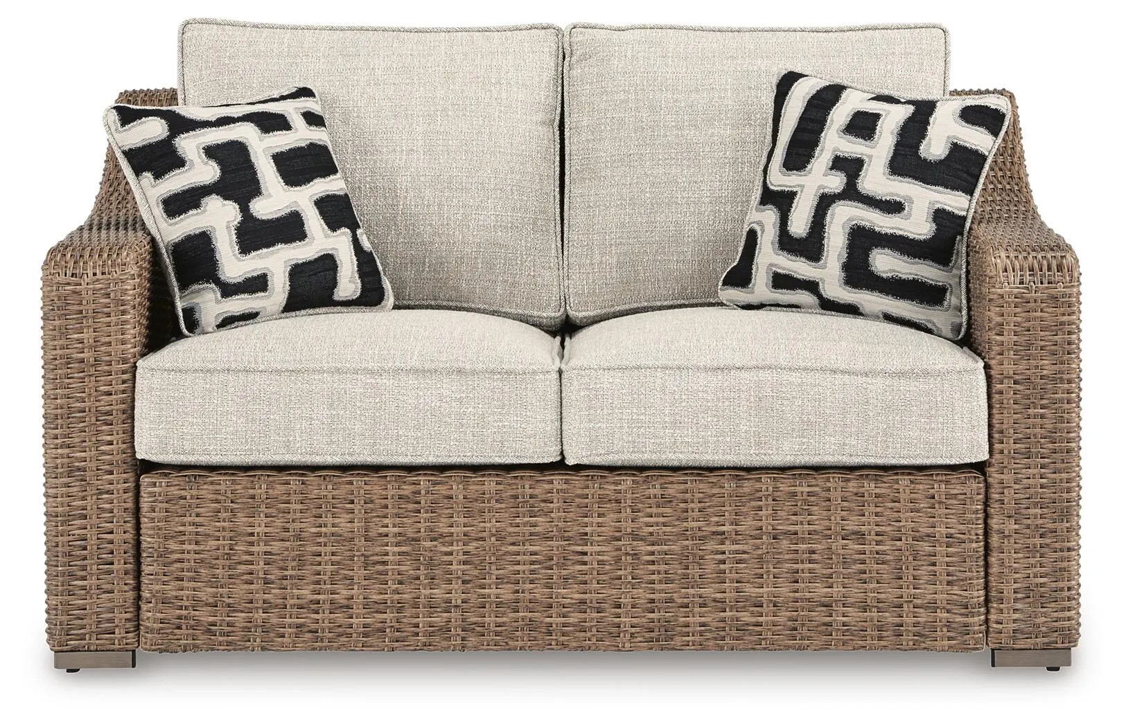 Beachcroft Outdoor Loveseat with Cushion | Ashley Homestore