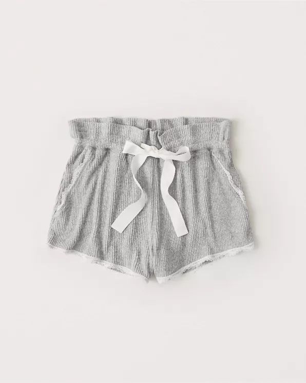 Cozy Ribbed Sleep Shorts | Abercrombie & Fitch (US)