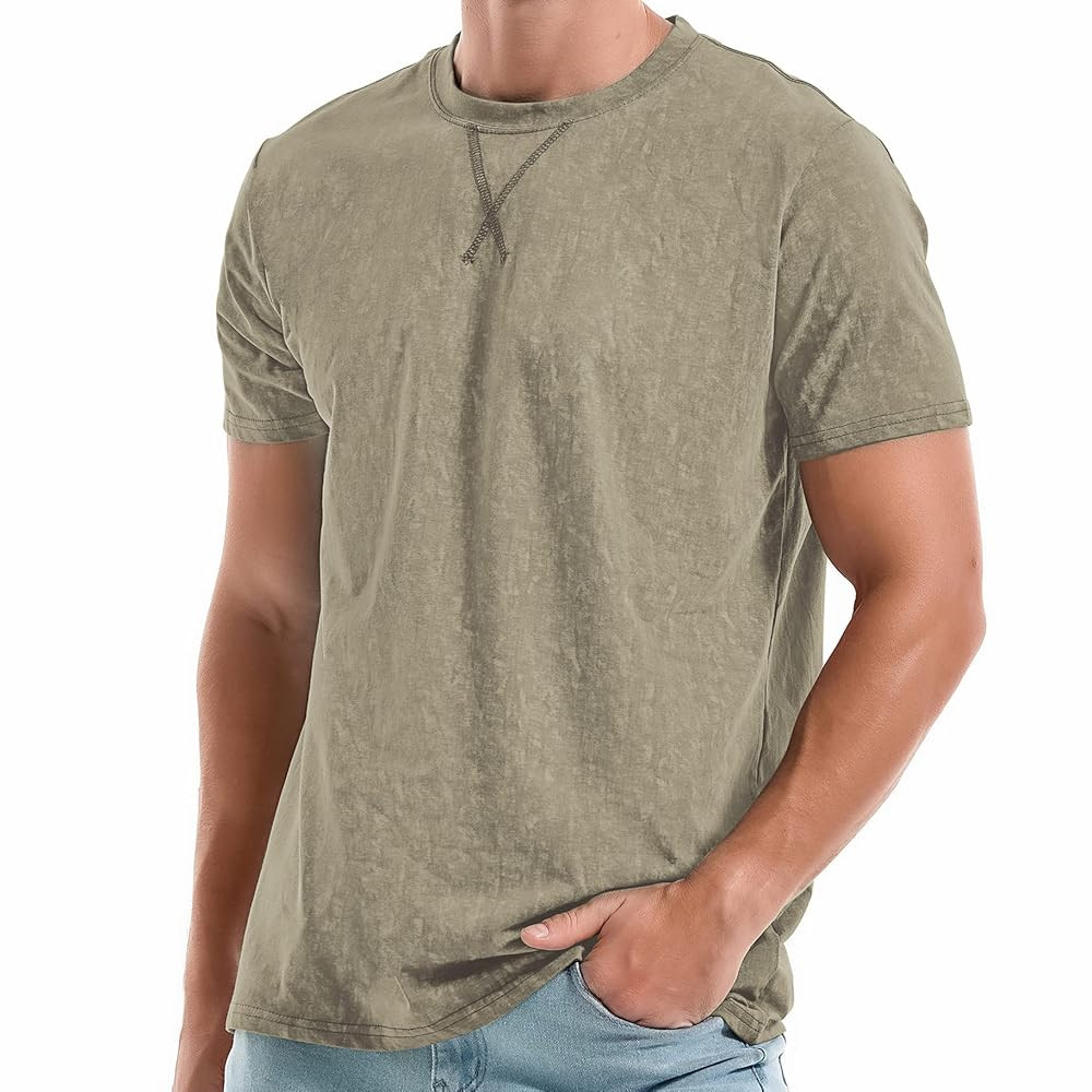 KLIEGOU Men's T-Shirts - Premium Cotton Crew Neck Tees S - 4XL | Amazon (US)