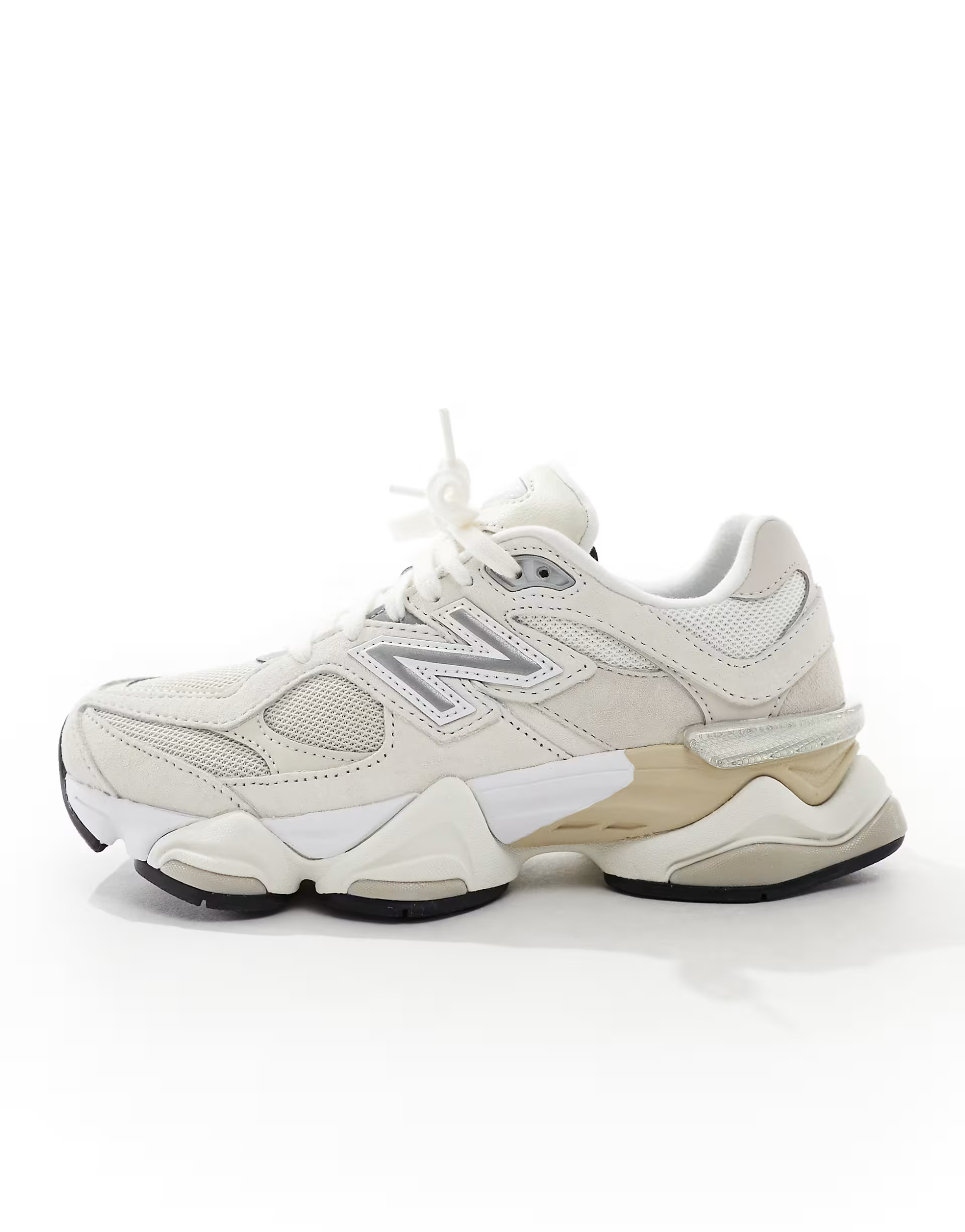 New Balance 9060 trainers in white and silver | ASOS (Global)