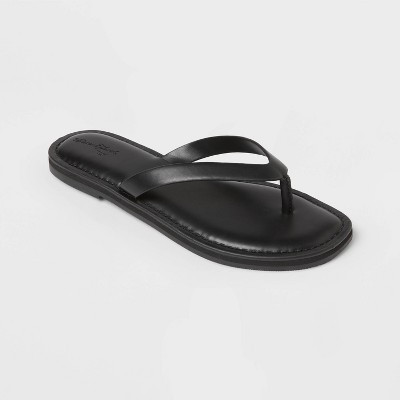 Women’s Sherry Flip Flop Sandals - Universal Thread™ Black 6 | Target