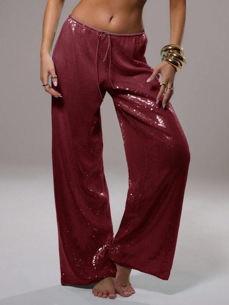 Sequin Trousers | SHEIN