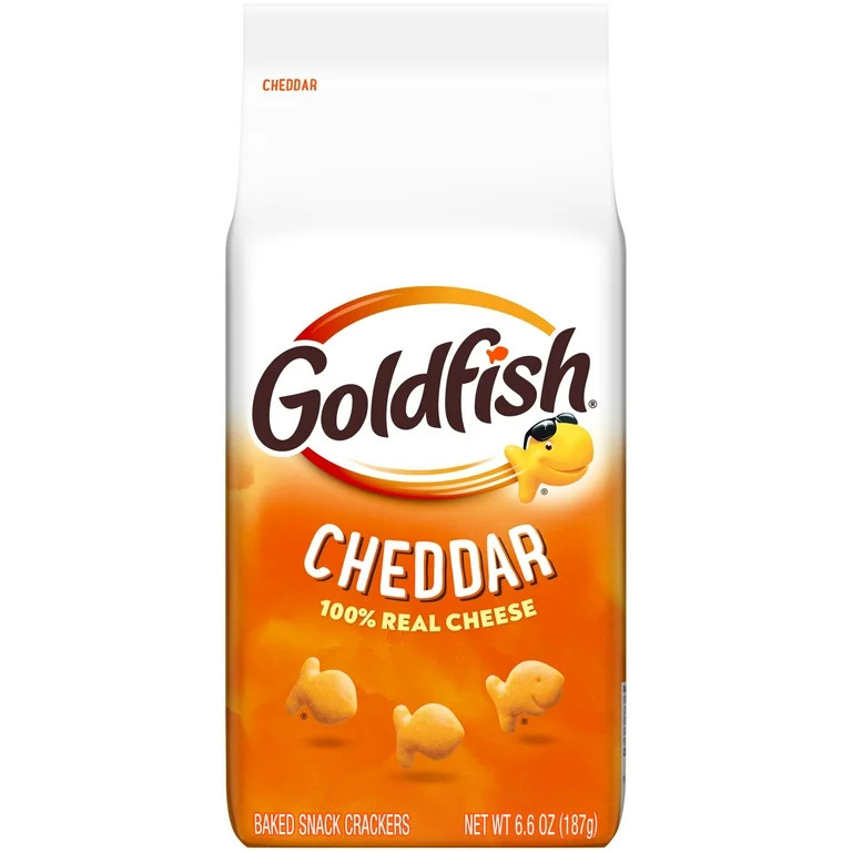 Goldfish Cheddar Crackers, 6.6 oz Bag - Walmart.com | Walmart (US)