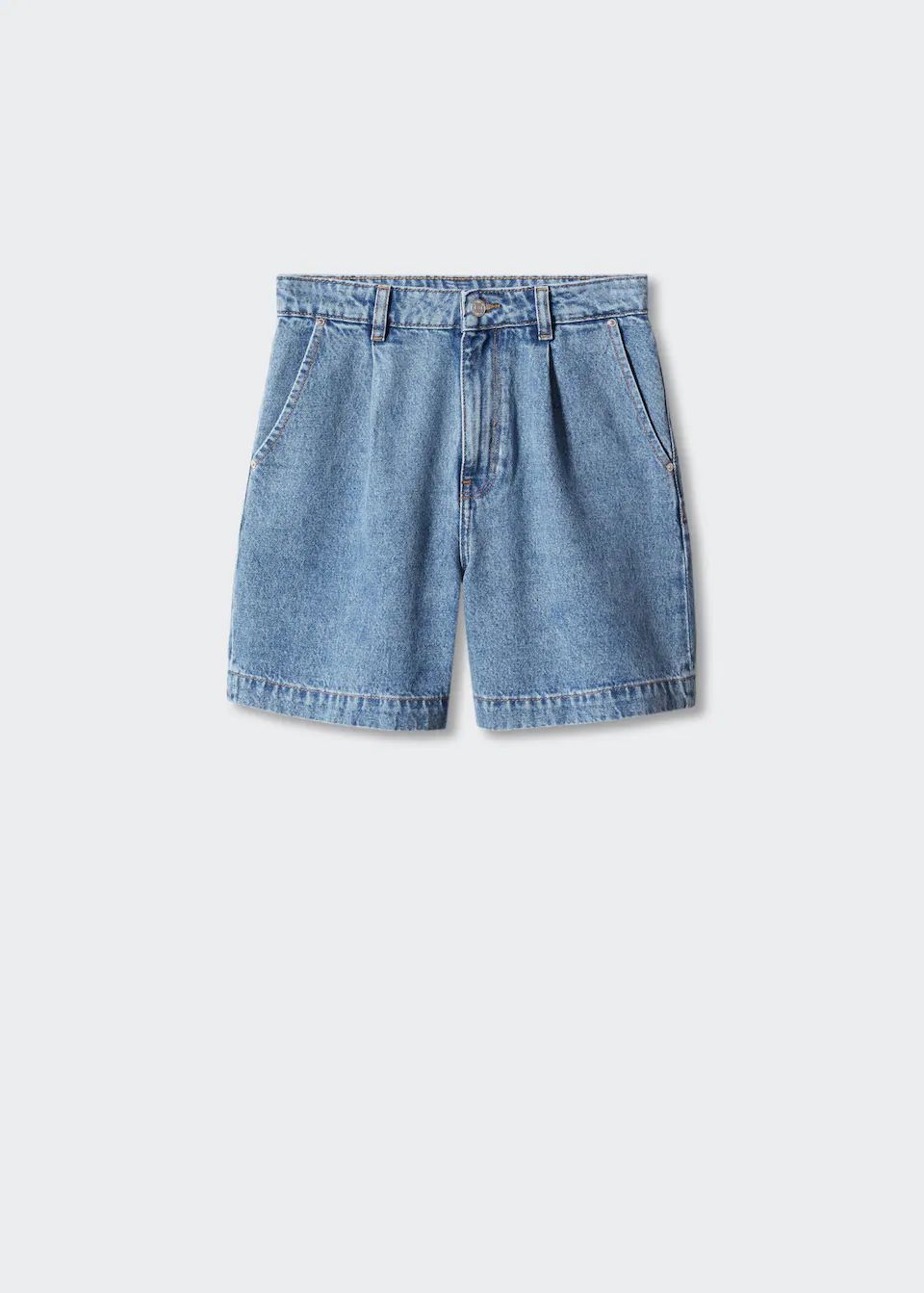 Slouchy denim shorts | MANGO (UK)