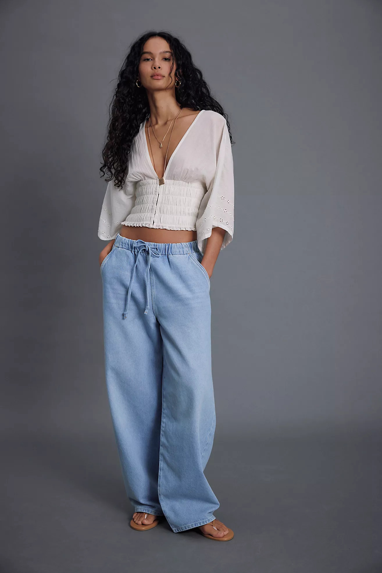 Snacks! by MOTHER The Buffet Nerdy Pull-On Jeans | Free People (Global - UK&FR Excluded)