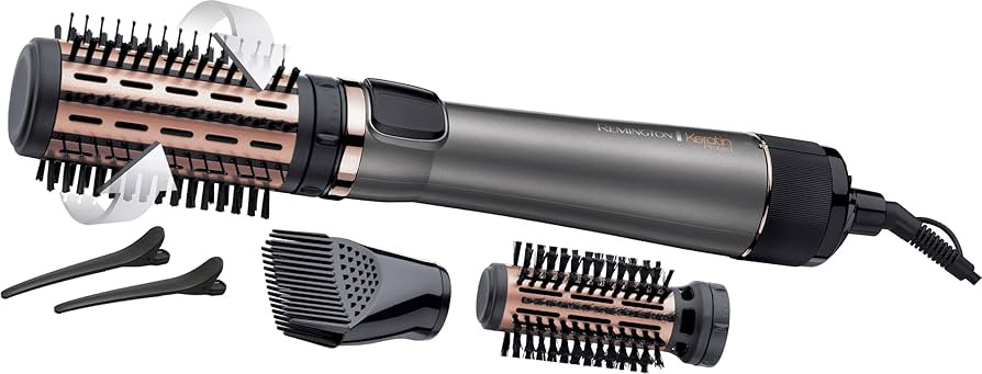 Remington Rotating Airstyler Keratin Protect (3 attachments: Mixed Bristle & Soft Bristle Brush, ... | Amazon (UK)