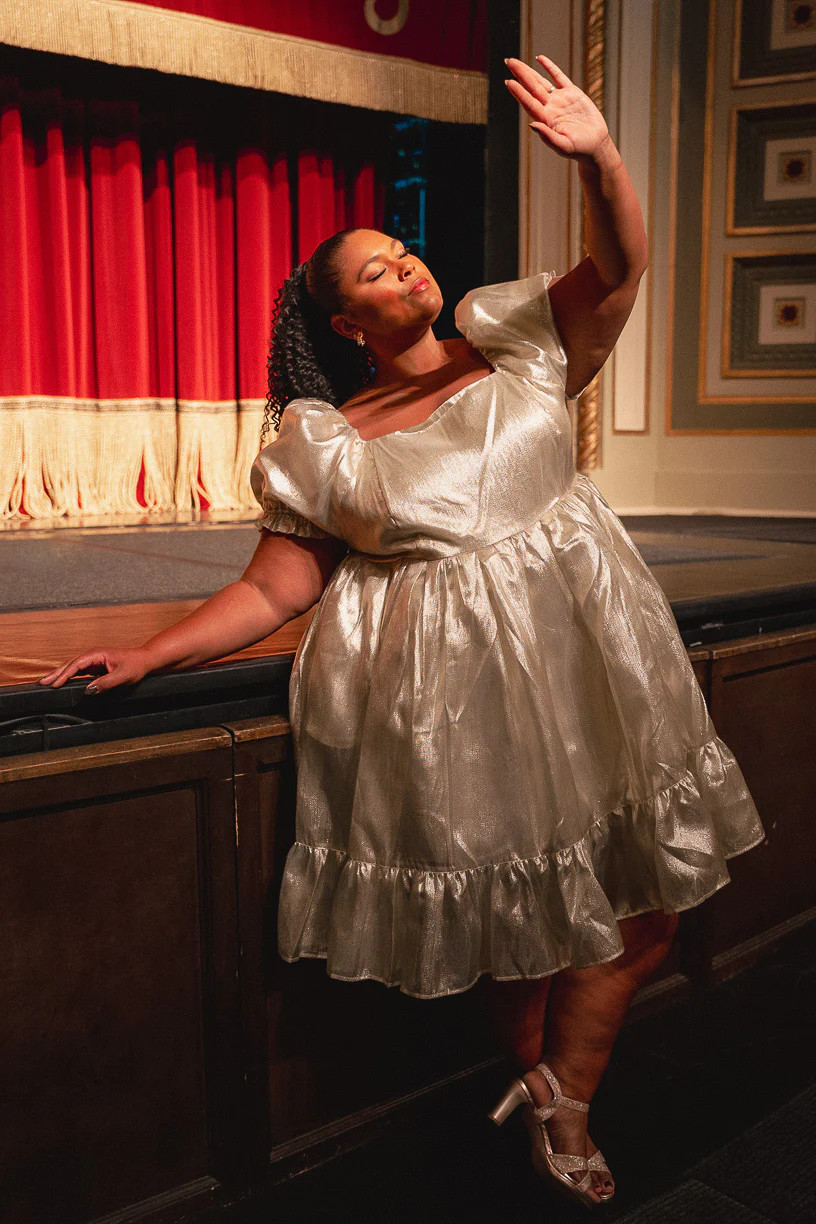 Coco Dress in Gold | Ivy City Co