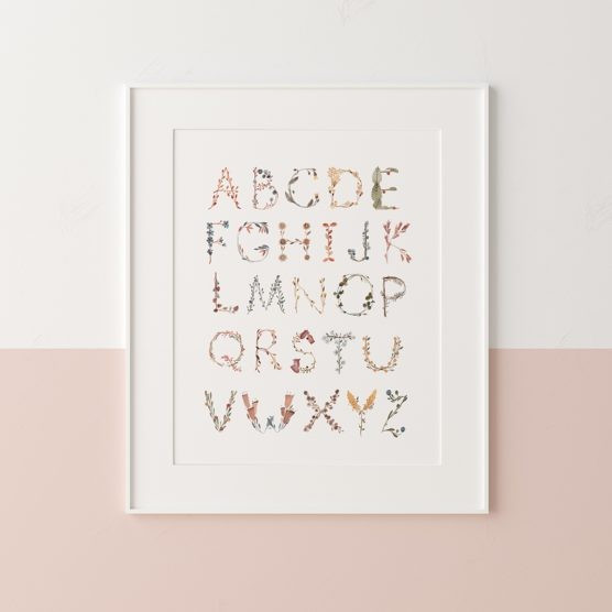 Mushie ABC Poster | The Tot