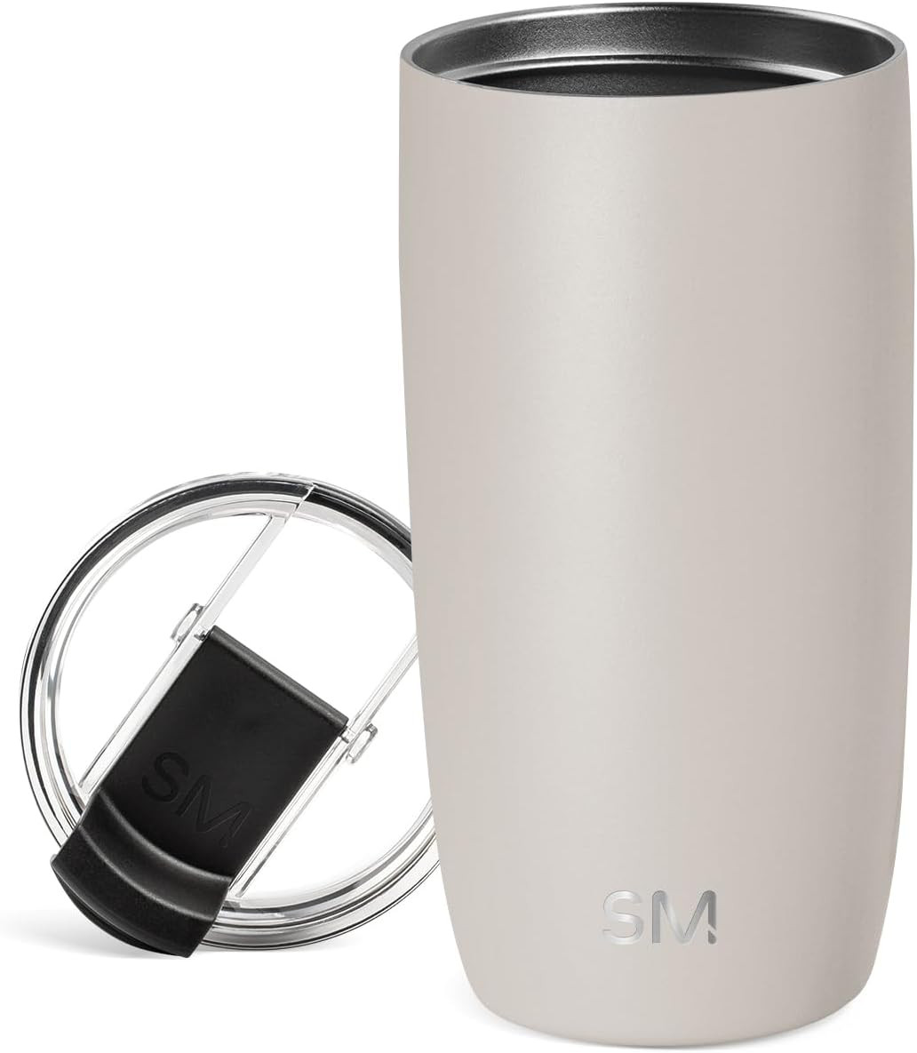 Simple Modern Travel Coffee Mug with Lid | 16oz | Beige | Amazon (US)