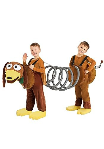 Fun Costumes Pixar Toddler Toy Story Slinky Dog Costume, Disney Movie Halloween Costume for Boys and Girls, 4T, Multi-colored | Amazon (US)