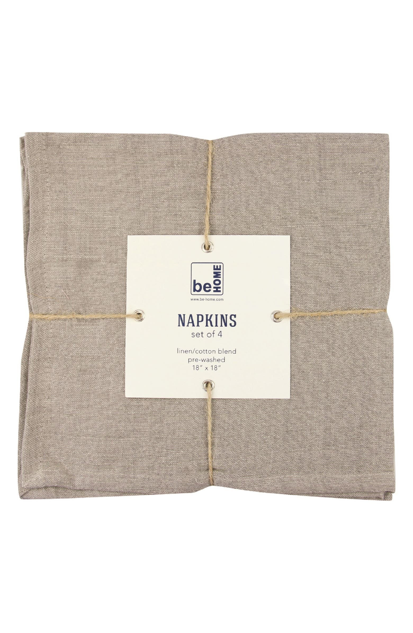 Set of 4 Linen Blend Napkins | Nordstrom
