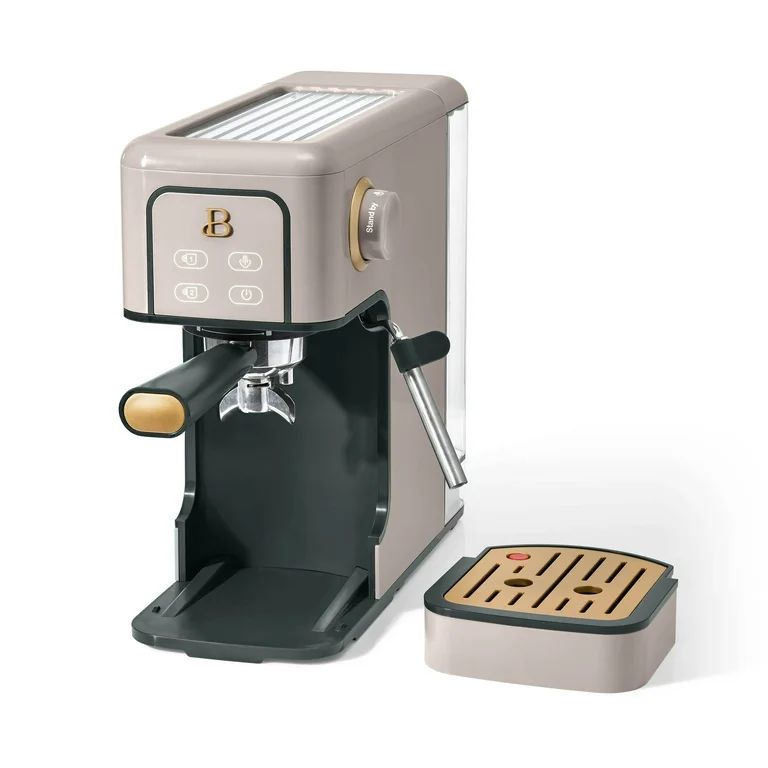 Beautiful Slim Espresso Maker with 20-Bar Pressure, Porcini Taupe by Drew Barrymore | Walmart (US)