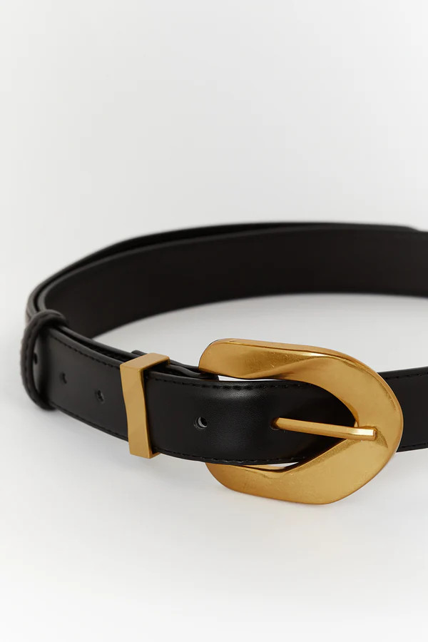 ALBURY BLACK & GOLD BELT | DISSH