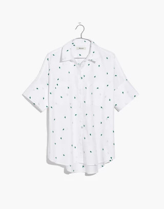 Embroidered Cactus Courier Shirt | Madewell