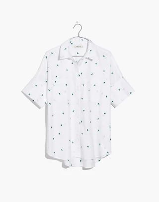 Embroidered Cactus Courier Shirt | Madewell