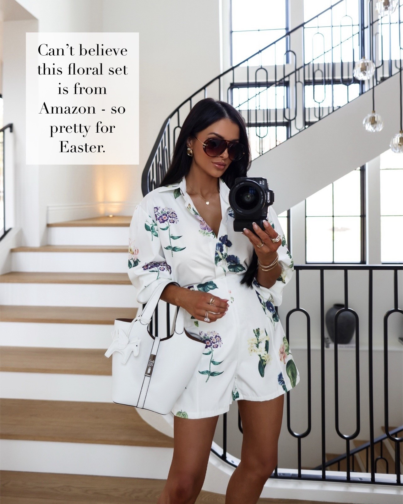 Can’t believe this floral set is from Amazon. It is so pretty and feminine and perfect for Easter or any spring event. Such an easy outfit for brunch, church, or spring gatherings when you want something cute but effortless.

miamiamine amazon floral set spring outfit ideas easter outfit inspiration feminine spring style amazon fashion finds chic spring outfits brunch outfit ideas affordable spring fashion resort spring style

#LTKPetite #LTKSeasonal #LTKTravel