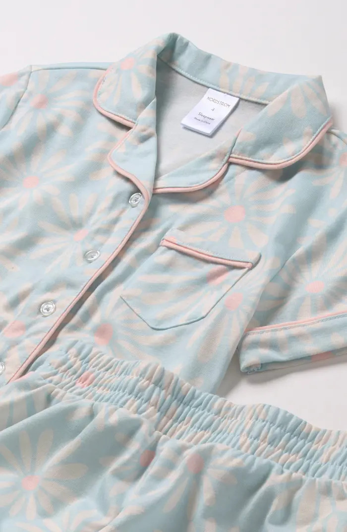 Nordstrom Kids' Print Two-Piece Short Pajamas | Nordstrom | Nordstrom