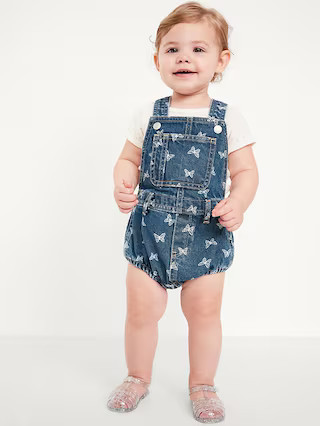 Printed Jean Shortalls for Baby | Old Navy | Old Navy (US)
