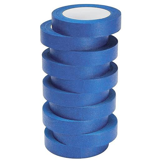 Lichamp 10-Piece Blue Painters Tape 1 inch, Blue Masking Tape Bulk Multi Pack, 1 inch x 55 Yards ... | Amazon (US)