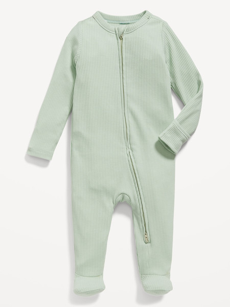 Unisex 2-Way-Zip Sleep &amp; Play Footed One-Piece for Baby | Old Navy (US)