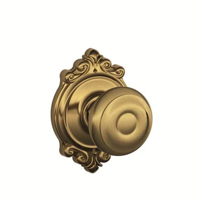 Georgian Single Cylinder Interior Knob Set (Exterior Portion Sold Separately) | Perigold