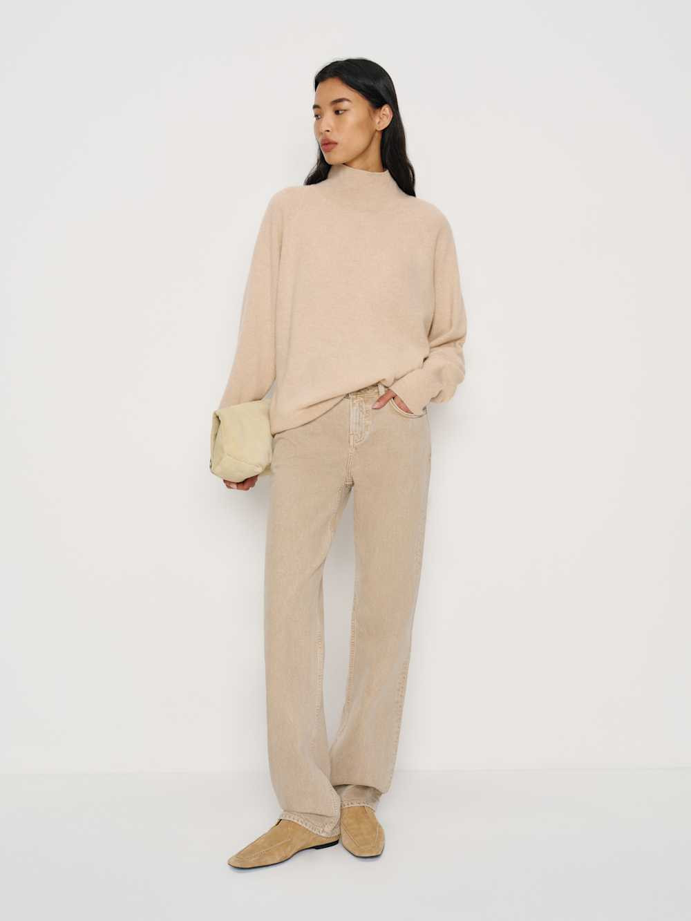 Meritt Cashmere Turtleneck | Reformation (Global)