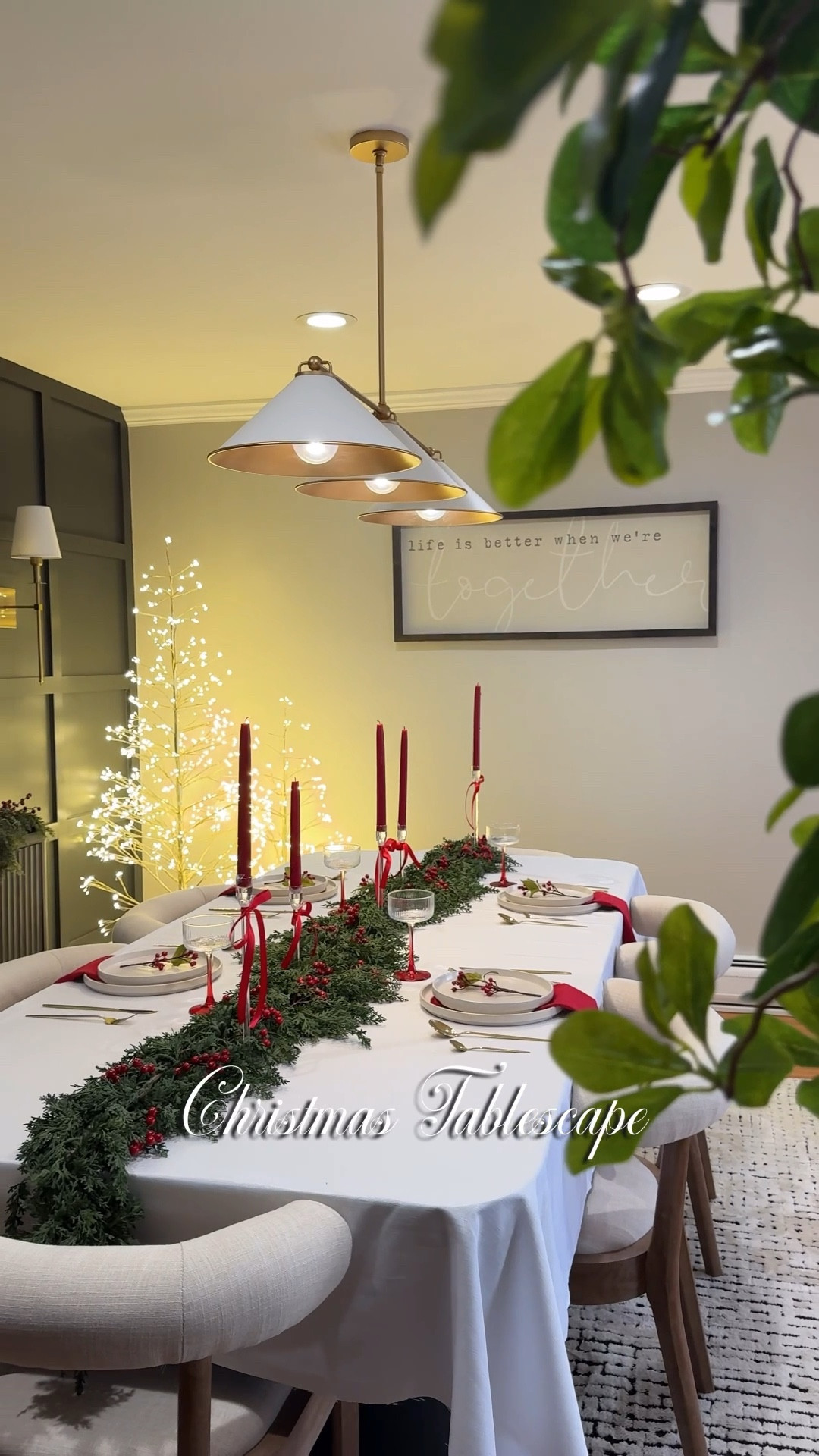 A table set with love, candlelight, and a little Christmas magic ✨🕯️


#LTKHome #LTKGiftGuide #LTKHoliday