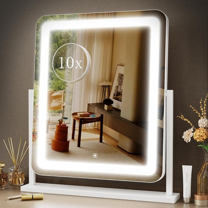 Makeup Vanity Mirror with Lights 15.2" Large LED Lighted Mirror, Hollywood Make Up Mirror with Li... | Amazon (US)