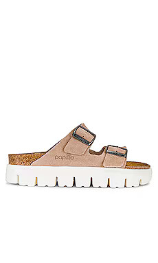 BIRKENSTOCK Arizona Chunky Sandal in Warm Sand from Revolve.com | Revolve Clothing (Global)