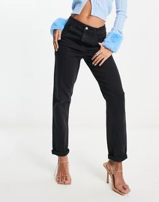 New Look mom jeans in black | ASOS (Global)