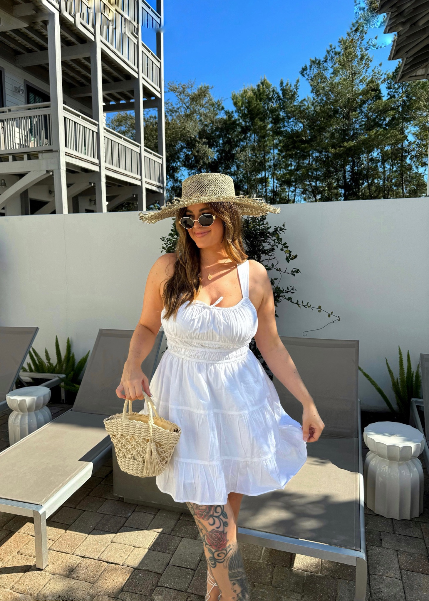 Girls shopping day outfit/brunch outfit for summer or a beach vacation ☀️💐🌴 

#LTKstyletip #LTKmidsize #LTKtravel