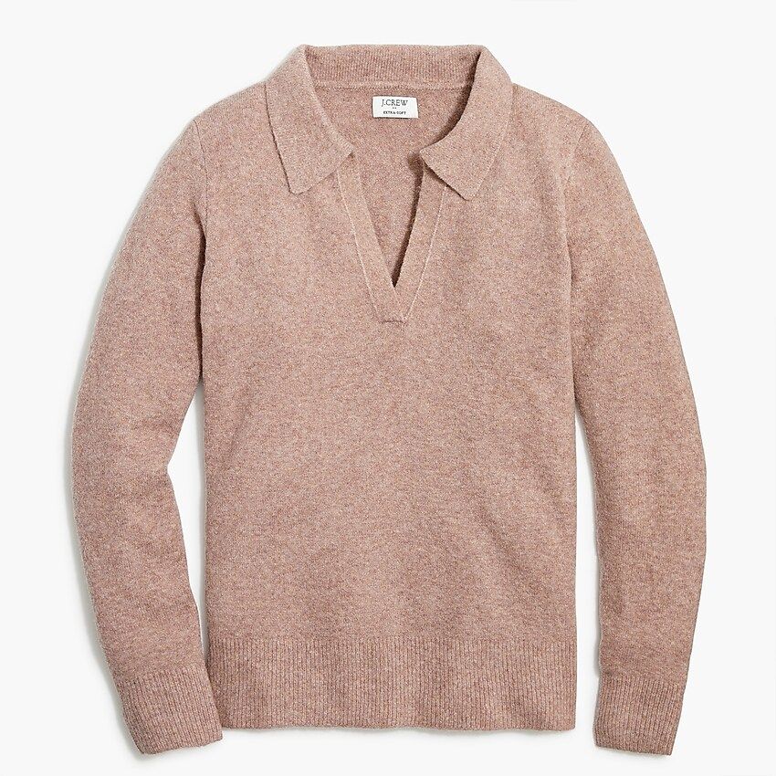 Polo sweater in extra-soft yarn | J.Crew Factory