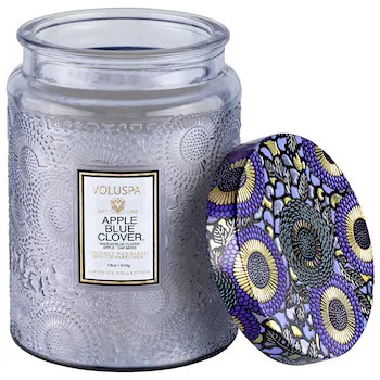 Apple Blue Clover Glass Jar Candle | Sephora (CA)