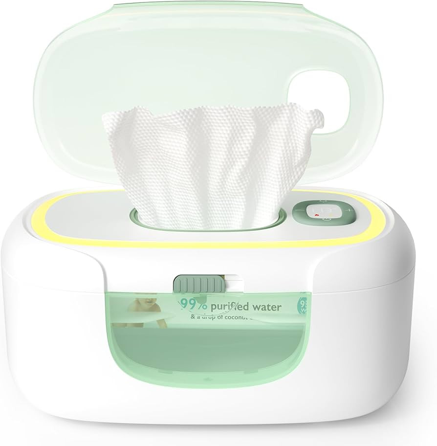 Momcozy New Baby Wipe Warmer, Large Capacity Wipe Dispenser Compatible with 60-80pcs,10-Min Fast ... | Amazon (US)