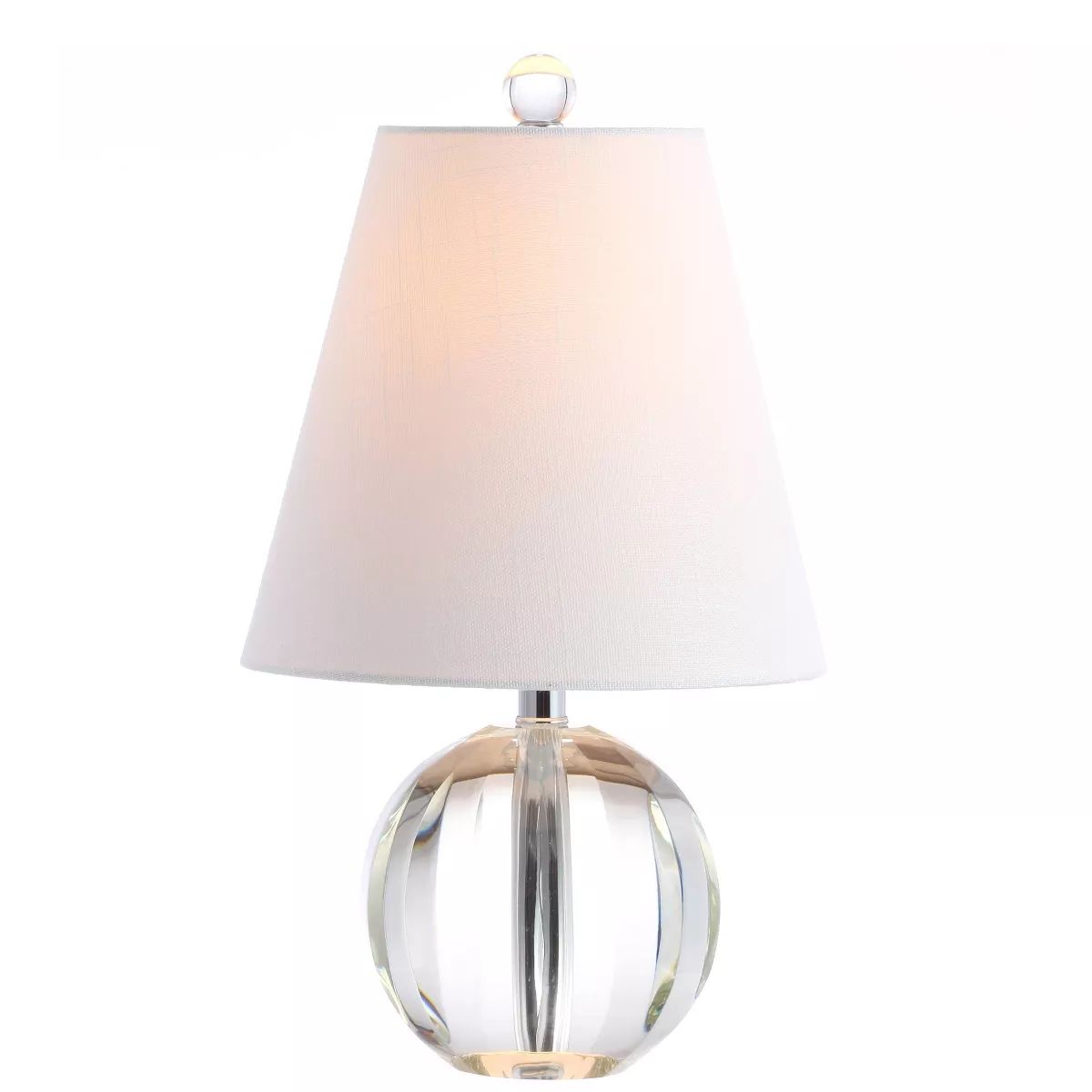 16" Crystal Ball/Metal Goddard Table Lamp (Includes LED Light Bulb) Clear - JONATHAN Y | Target