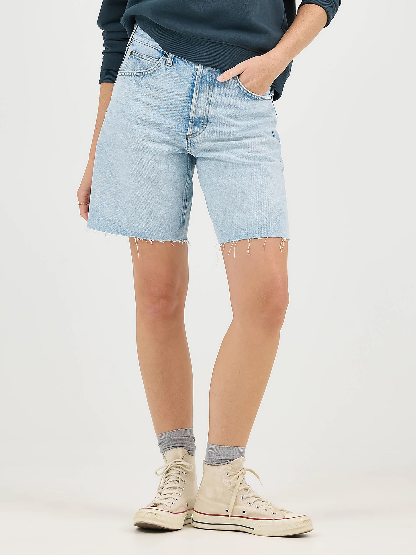 Women's Button Fly Slouch Bermuda | Lee Jeans