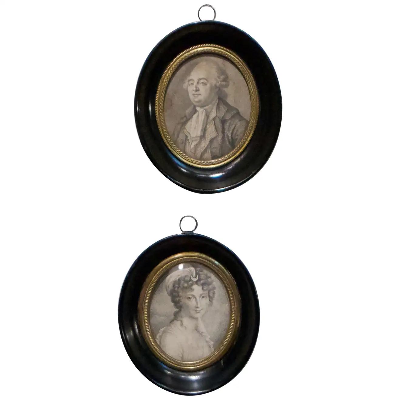 Pair of 18th Century Portraits | 1stDibs