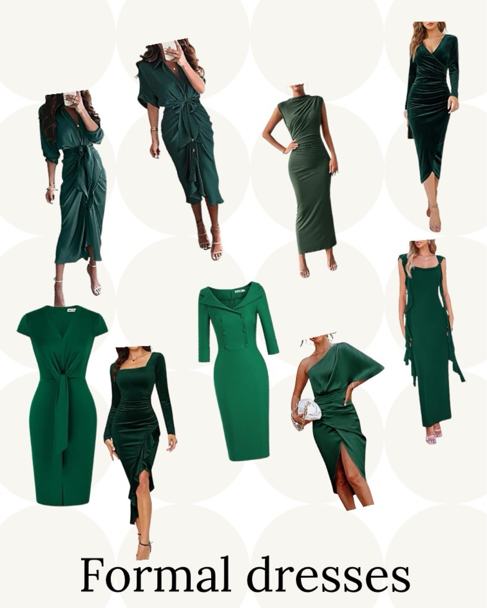 these are all the holiday dresses that I found in the colored emerald green that I think is so pretty and flattering . #amazonfashion

#LTKStyleTip #LTKMidsize #LTKHoliday