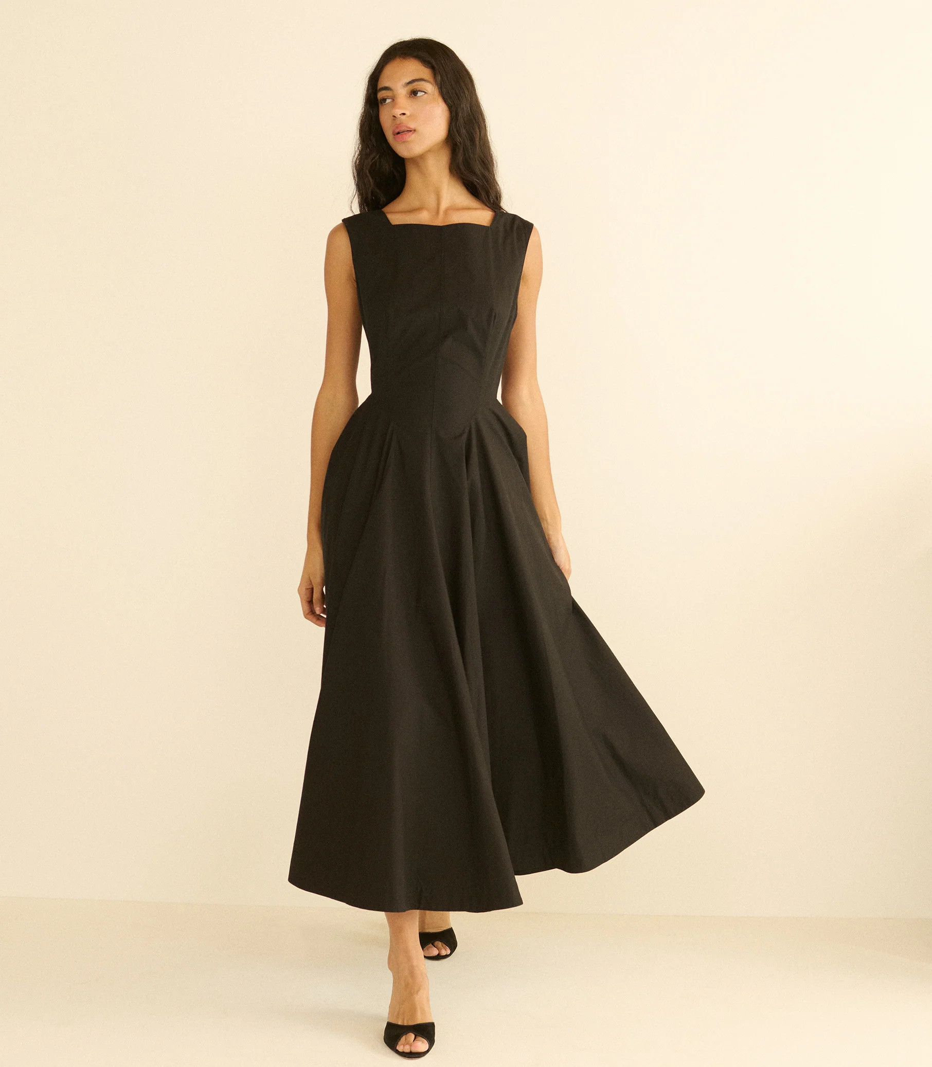 Rivi\u00e8re Dress - Black | D\u00d4EN | DOEN