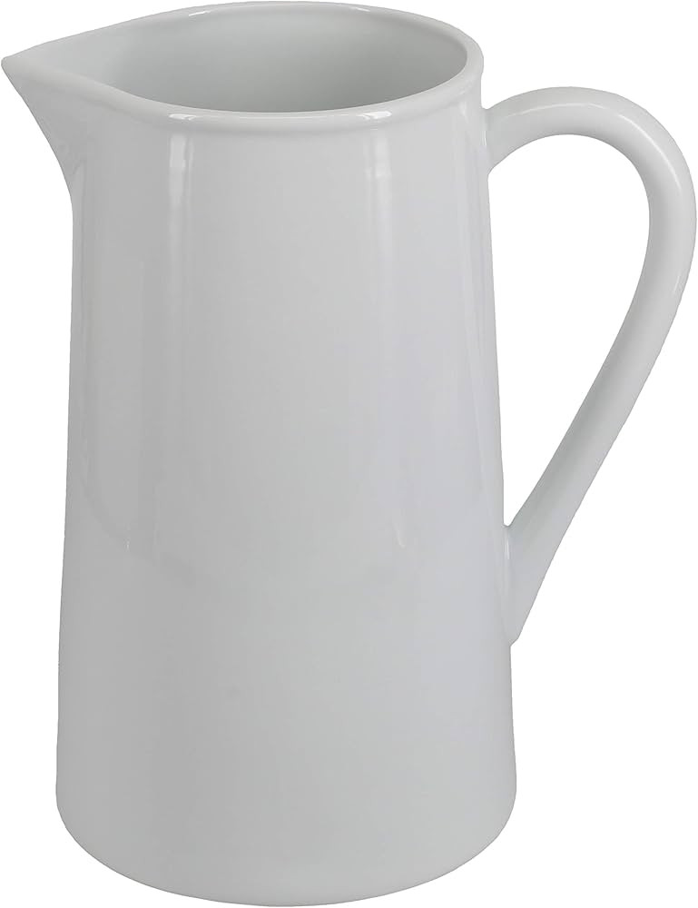 BIA Cordon Bleu Porcelain Straight Sided Pitcher, One Size, White | Amazon (US)