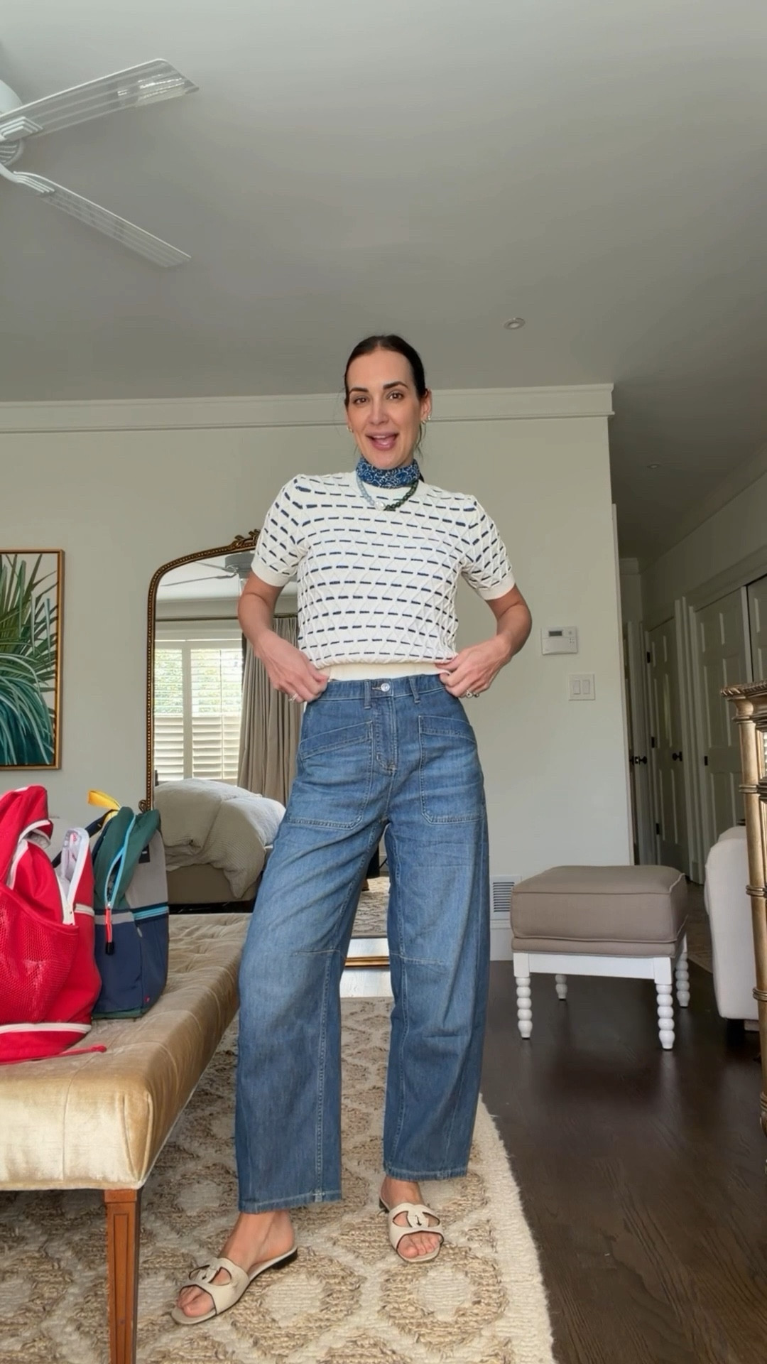 Lightweight “summer weight” denim 

KATHLEENXSPANX for 10% off! 

#LTKmomlife