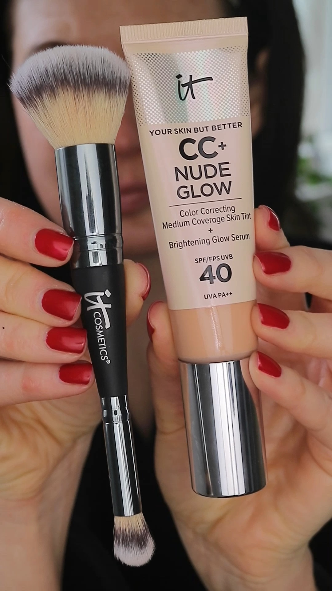 My go-to glowy skin routine using the IT Cosmetics CC+ Cream and CC Nude Glow, blended with the Heavenly Luxe Complexion Perfection Brush #7. AD-gifted

Lightweight, radiant, and perfect for everyday, these cult favourites are 20% off at LookFantastic right now! Easy natural makeup that still feels luxurious. IT Cosmetics CC Cream, Nude Glow review, Heavenly Luxe brush, Glowy skin routine, Everyday makeup look, Best CC cream for dry skin

#LTKBeauty #LTKSaleAlert #LTKOver40