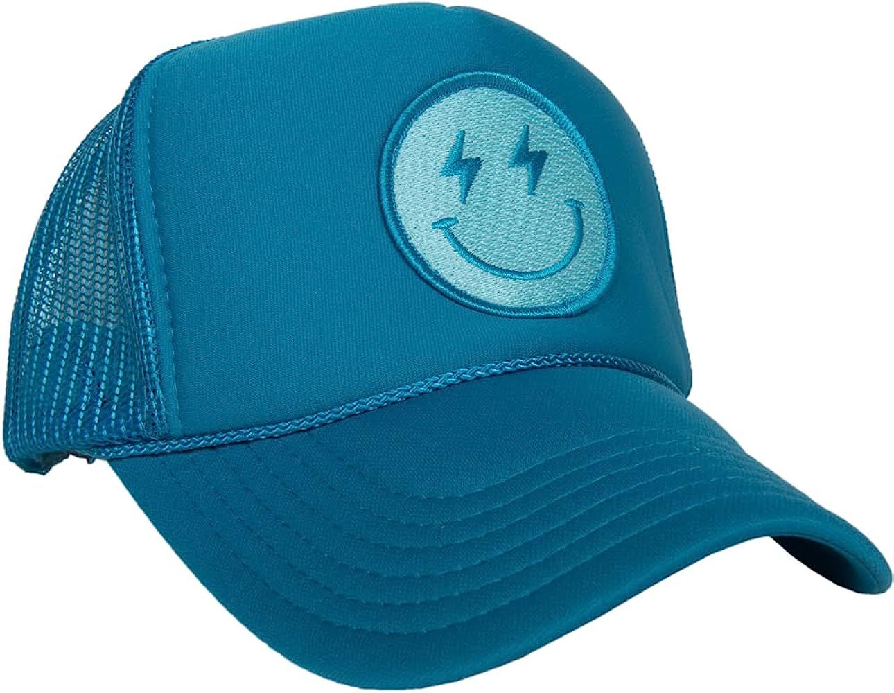 KATYDID Lightning Smiley Face Baseball Hat - Trucker Hat for Women - Stylish Cute Baseball Cap | Amazon (US)